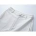 Women's Clothing Autumn and Winter Satin Collar Spliced Blazer Feather Decoration Dress Suit Straight leg Pants Two piece Set_ecoleips.com