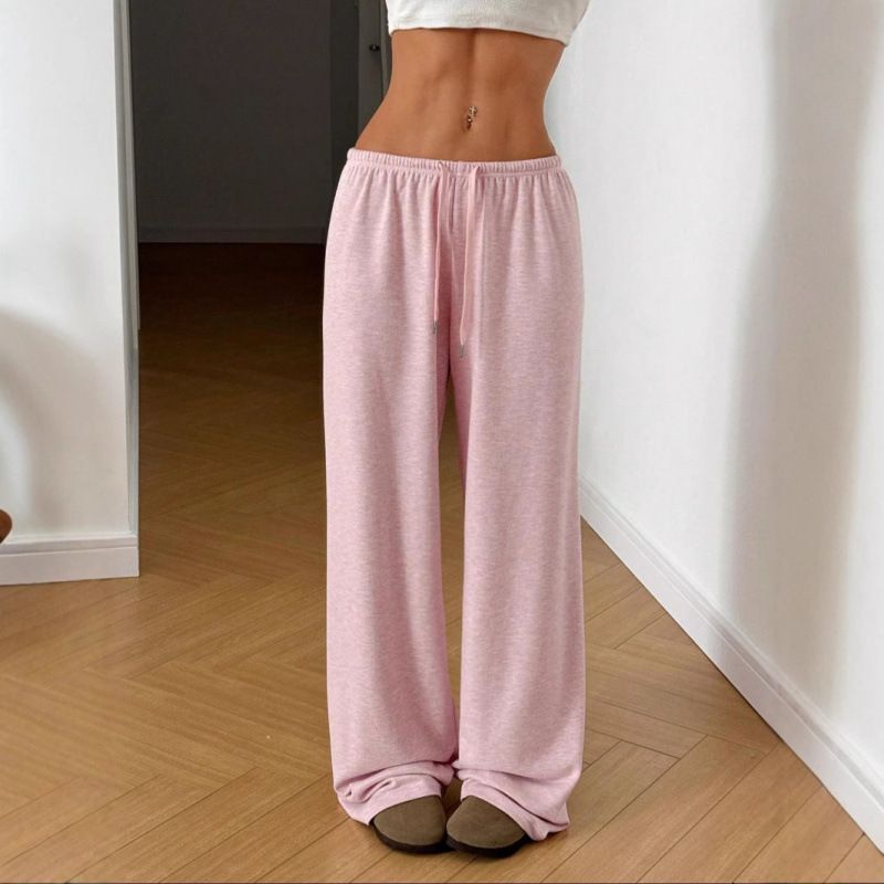 Women's Clothing Casual Pants Trousers Wide Leg Pants_ecoleips.com