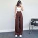 Women's High Waist Straight Leg Pants - Elegant Casual Trousers For Spring & Summer_ecoleips.com