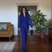 Women's Clothing New Fashion Hepburn Style High Waist Waist Wide Leg Jumpsuit Slim Lapel Top Jumpsuit_ecoleips.com
