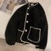 Women's Oversized Fleece Jacket – Chunky Knit Faux Shearling Coat (Petite-Friendly, 5 Sizes, 3 Neutral Colors)_ecoleips.com