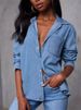 Women's Clothing Autumn Fashion Casual Versatile Pocket Loose Long Sleeved_ecoleips.com