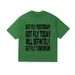 Cro-border 2024 New European And American Pure Cotton T-hirt With Englih Print, Uniex Treet Fahion Hort_ecoleips.com