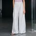 Women's 100% Linen Wide Leg Pants High Waisted Trousers With Flowy Drape, Relaxed Fit Straight Leg For Women, Casual Boho Palazzo Pants_ecoleips.com