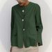 "Premium Women's Shacket – Elegant Autumn & Winter Overshirt Jacket In Solid Colors | Versatile Layering Staple For Casual & Chic Outfits_ecoleips.com