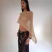 Women's Hollow out See through One Piece Knitted Sweater European American Style Multiple Wearing Methods Vacation Beach Cover up Shawl Top_ecoleips.com
