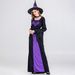 Halloween, Witch Costume, Purple Vampire Witch Costume, Women's Costume Party Performance, Uniform Dress Plus Size Women's Stage Play_ecoleips.com