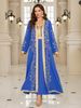 Modest Abaya Dress Elegant Embroidered Abaya – Flowy Open-Front Robe With Intricate Embroidery_ecoleips.com