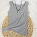 Women's Ribbed Camisole Tank Top Stretchy Slim Fit Summer Wear Base Layer Top for Layering under Suits_ecoleips.com