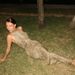 2024 Autumn New Fashionable And Unique Leopard Print Off-Shoulder Halter Neck Tie-Up Backless Bodycon Long Dress_ecoleips.com