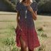 Women's Clothing Ethnic Style Dress Large Round Neck Mid Length Literary Design Summer_ecoleips.com