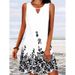 2023 Spring/Summer Bestseller European And American New Loose-Fit Printed Long-Sleeve Floral Sleeveless Dress For_ecoleips.com