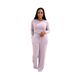 Women's Slimming Casual Jumpsuit TW902 Long Sleeved Solid Color Commuter Pants with Tie up Versatile Autumn Winter European American Style_ecoleips.com