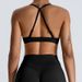 Women's Clothing New Beautiful Back Sling Fitness Clothes Women Seamless Quick Drying Outdoor Sports Underwear Tight Yoga Vest_ecoleips.com