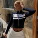 2025 Autumn Winter New Fashion Color-Block Zipper Cardigan Slim Fit Long Sleeve Sweater Wholesale_ecoleips.com