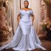 off the Shoulder Beaded Wedding Dress for Sophisticated Banquets Elegant Hostesses Unique Sexy Design Women's Clothing Party Wear_ecoleips.com