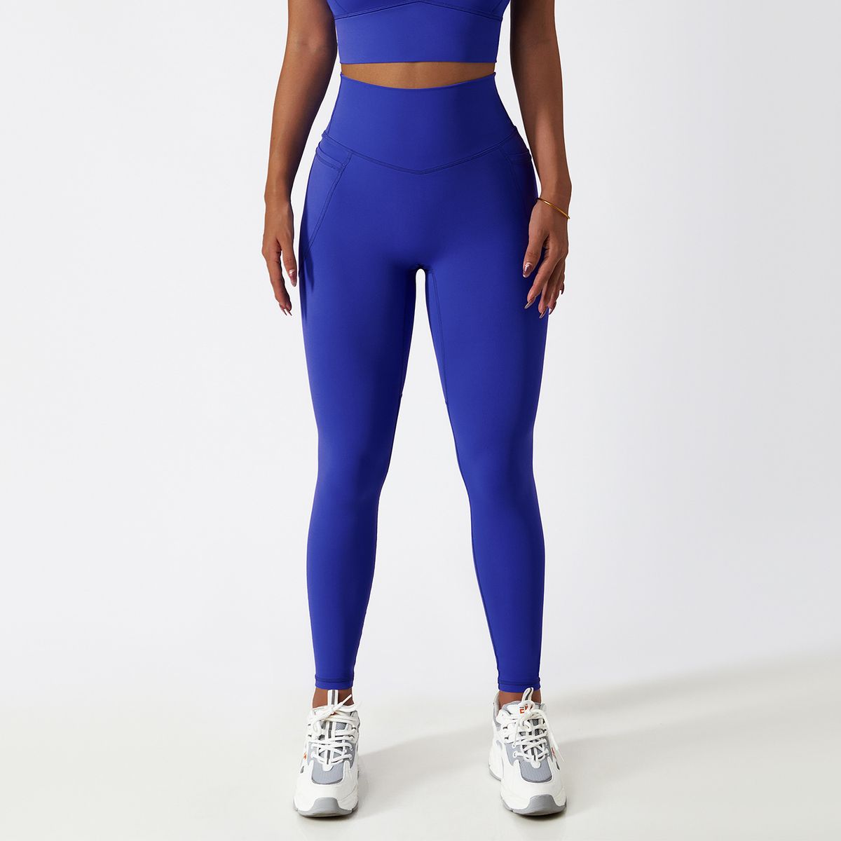 Women's Clothing Breathable Cloud Like High Waist Butt Lifting Yoga Pants With External Pockets_ecoleips.com