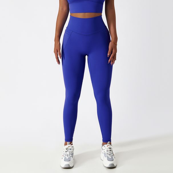Women's Clothing Breathable Cloud Like High Waist Butt Lifting Yoga Pants With External Pockets_ecoleips.com