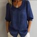 Vintage Floral Embroidered Shirt – Oversized Button-Up Blouse With Roll-Up Sleeves (S-3XL, Euro/US Bestseller)_ecoleips.com