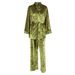 Knitted Gold Velvet Long Sleeve Robe Pants Soft Comfortable Pajama Set European And American Autumn Cross-Border_ecoleips.com