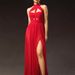 Sexy Sleeveless Draped Party Dress 2026 Summer Elegant Halter Hollow Out Gowns Women Fashion Hight Waist Solid Slim Long Dress_ecoleips.com