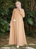 Women's Clothing Muslim Middle Eastern Arabian Long Sleeved Abaya Temperament Dress_ecoleips.com