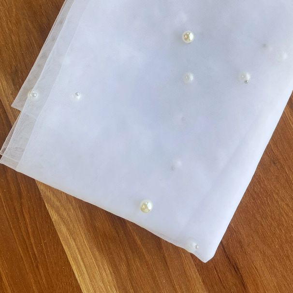 Women's Clothing bride church wedding veil new style hand sewn hair comb pearl long tail soft yarn_ecoleips.com