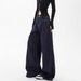 American-style Early Autumn New Loose-fitting Women's Jeans, High-waisted, Slimming, Versatile, Vintage, Floor-length,_ecoleips.com