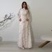 2025 New European And American Women's Clothing Long Sleeved Round Neck Slim Fit Thin Printed Long Skirt _ecoleips.com