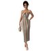 Elegant Temperament Strapless Top Bodycon Long Skirt Set Women's Fashion 2025 Stylish And Independent_ecoleips.com