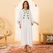 Verve AB429 Women's Muslim Clothing Elegant Pullover Embroidered Dress Robe New Style_ecoleips.com