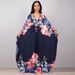 Women's European American Style Polyester Printed Beach Sun Protection Shirt Loose Dress Bikini Cover up Woven Front Vacation Clothing_ecoleips.com