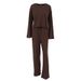 Green Loose Milk Silk Sleeve Long Pants Comfortable Pajama Set European And American Autumn New Cross-Border Home_ecoleips.com