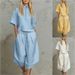 Women's Clothing Plus Size Casual Sportswear Sets For Women Loose Fitting Stylish Youthful Fashion Spring Summer_ecoleips.com