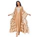 Women's Arab Robe Long Dress With Rhinestone Batwing Sleeves New Style Middle Eastern Fashion Muslim Clothing_ecoleips.com