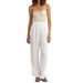 Aria Basics Aria Basics 2024 European And American Spring/Summer New Solid Color Twisted Knit Strap Short Tight Backless Tube Top Women's_ecoleips.com