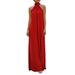 Women's Clothing Women's Halter Neck Pleated Dress Elegant Sophisticated Evening Gown Style Sleeveless High Neck Spring_ecoleips.com