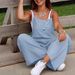 Women's Casual Jumpsuit Summer Style with Pockets European And American Style New Cross Border Clothing Amazon HX007_ecoleips.com