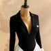 Elegant Deep V Neck Lace Long Sleeve Jumpsuit For Women - Chic Office To Evening Wear Stretch Comfort Blazer Style Romper_ecoleips.com