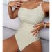 Women's Clothing Conservative Sling One Piece Swimsuit Belly Covering Tight Hot Spring Bikini Swimsuit_ecoleips.com