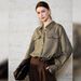 Women's Old Qian Feng Lyocell Linen Shirt Collared Workwear Pocket Top Loose Fit Versatile Cotton Linen Commuter Shirt for Spring_ecoleips.com