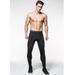 pro Slim Fit Black Striped Long Pants Quick Drying Breathable Yoga Workout Gym Running Sportswear For Women_ecoleips.com