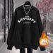Women's Crew Neck Sweatshirt Fleece Lined Thickened Casual Top Loose Stylish Versatile for Spring Autumn Winter_ecoleips.com