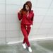 New Women's Fleece Tracksuit Set 2024 Comfortable Warm Sportswear for Women Direct Factory Sales_ecoleips.com