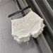 European Style White Denim Shorts For Women, 2026 New Summer Style, Hot Girl Ripped Jeans, Casual And Fashionable Wide Leg A Line Hot Pants_ecoleips.com