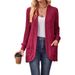 Women's Clothing Soft Brushed Long Sleeve Cardigan – Oversized Open Front Coat For Women (5 Elegant Colors, Relaxed Fit)_ecoleips.com