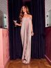 European And American Women's Oversized Tube Top Swing Dress Pleated Skirt Sexy Female Clothing Independent Station 8139_ecoleips.com