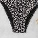 Women's Sexy Leopard Print Bikini Removable Padding Comfortable Stylish Swimwear for Beach Pool_ecoleips.com
