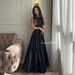 Women's Summer New Style Loose Elegant Two Piece Dress Lace Patchwork Clothing_ecoleips.com