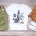 New Women's European And American Floral Plant Cartoon Round-neck Plus-size Short-sleeve T-shirt_ecoleips.com
